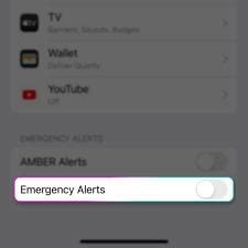 How to view emergency alerts on iPhone